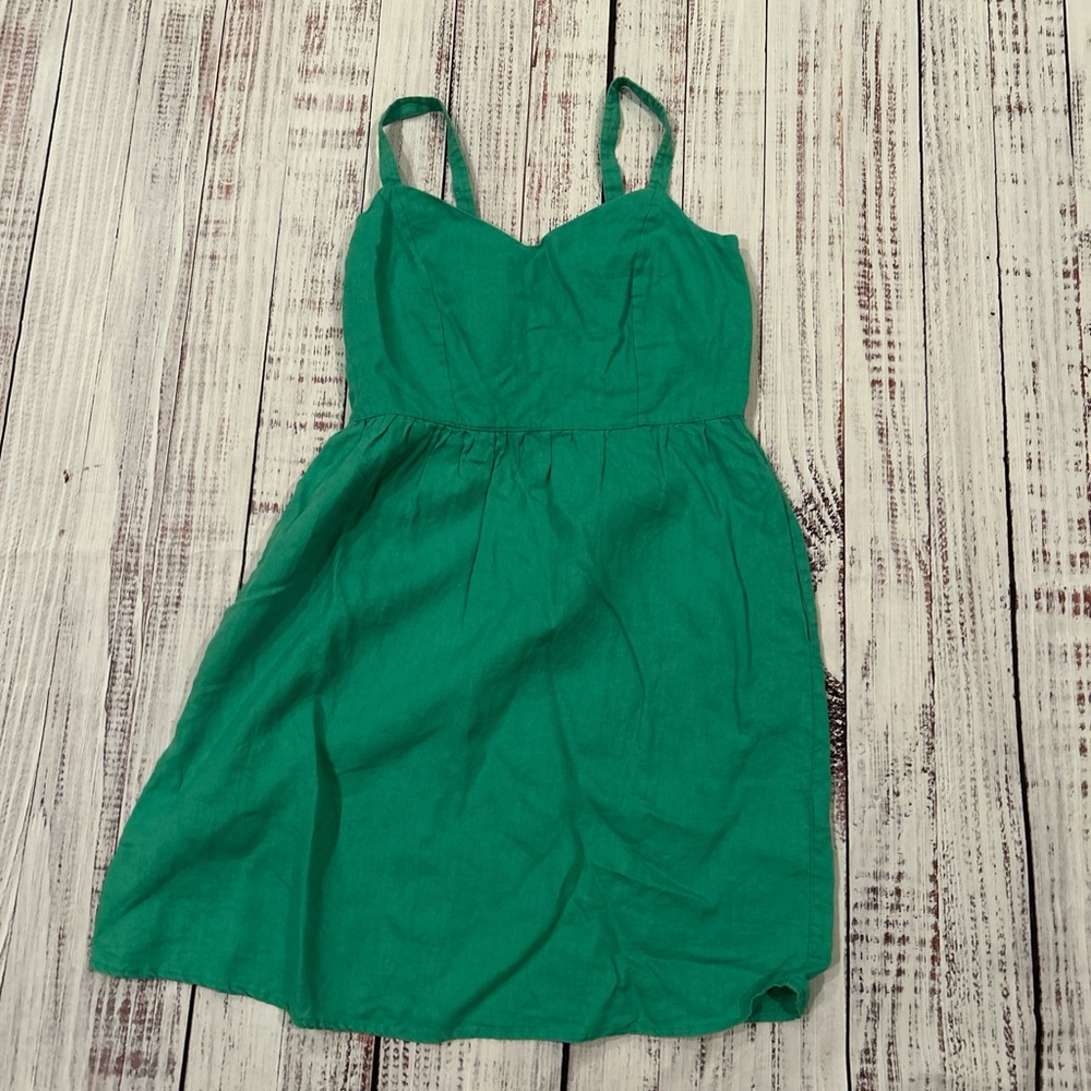 Cynthia Rowley Green Strappy Mini Dress